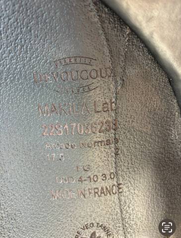 Sella da dressage Devoucoux  17.5" - 2021