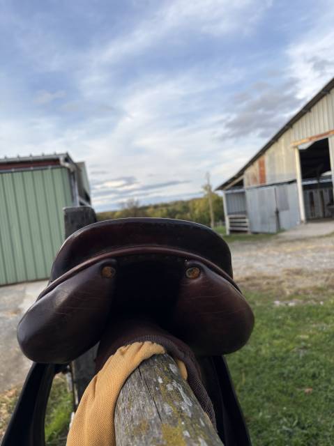 Sella da salto ostacoli Butet  17.5" - 2008