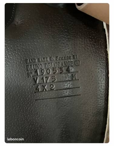 Sella da salto ostacoli Delgrange  17.5" - 2019