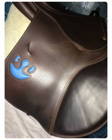 Sella da salto ostacoli Delgrange  17.5" - 2019