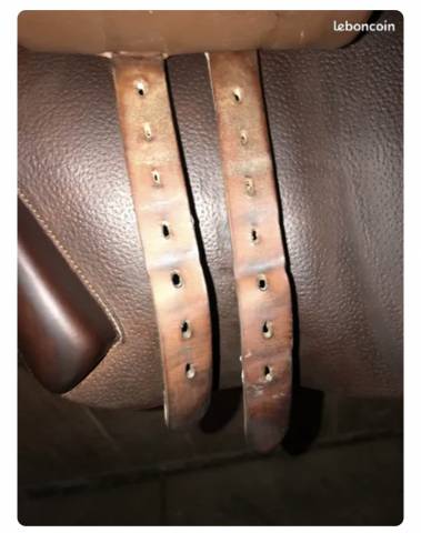 Sella da salto ostacoli Delgrange  17.5" - 2019