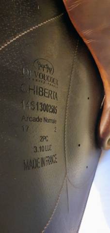 Sella da cross Devoucoux  17" - 2014