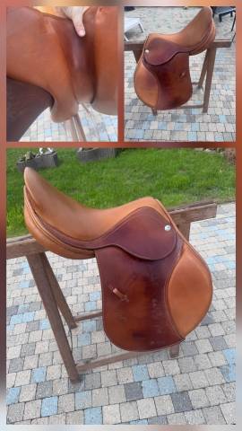 Sella da salto ostacoli Zaldi  17" - 2023