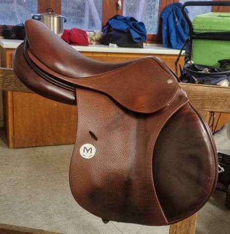 Sella da salto ostacoli Meyer  17.5" - 2024