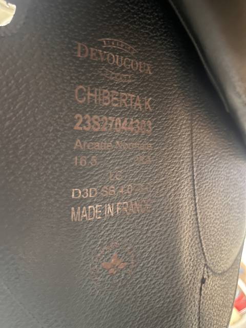 Sella da salto ostacoli Devoucoux  16.5" - 2024