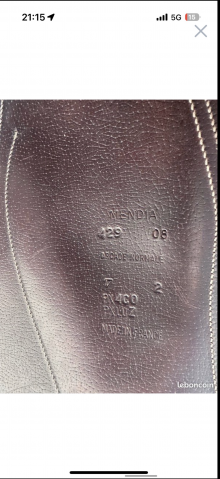 Sella da dressage Devoucoux  17" - 2008