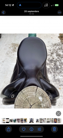 Sella da dressage Devoucoux  17" - 2008