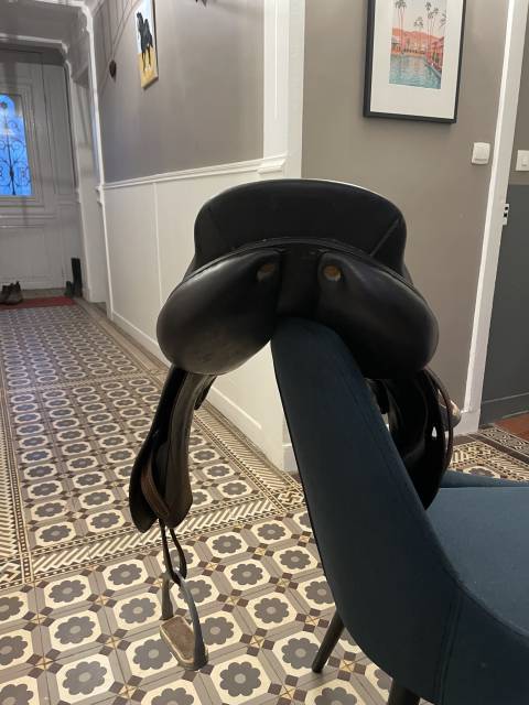 Sella da salto ostacoli Delgrange  17" - 2010