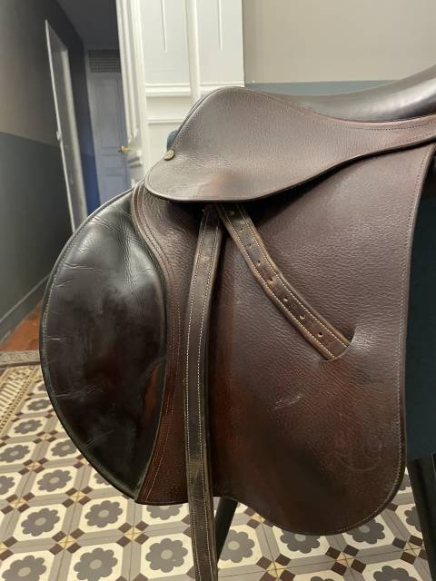 Sella da salto ostacoli Delgrange  17" - 2010