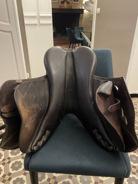 Sella da salto ostacoli Delgrange  17" - 2010