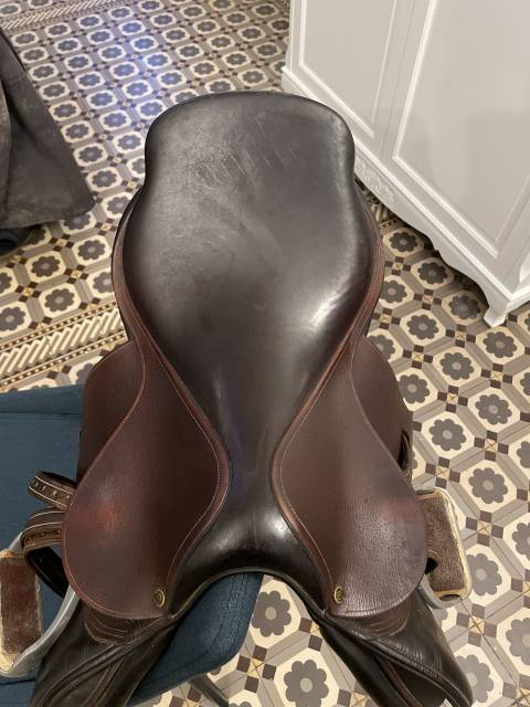 Sella da salto ostacoli Delgrange  17" - 2010