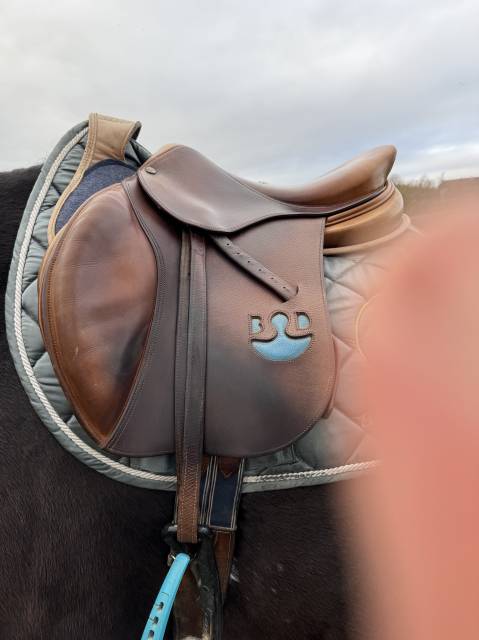 Sella da salto ostacoli Delgrange  17" - 2016