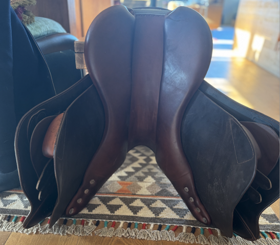 Sella da salto ostacoli Delgrange  17.5" - 2022