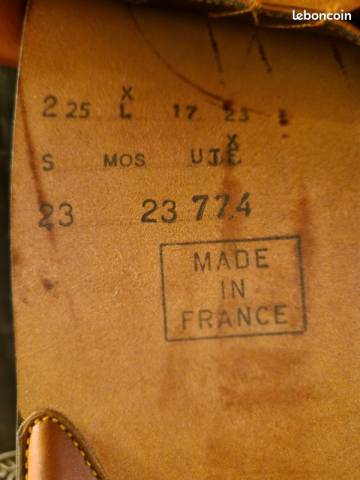 Sella da salto ostacoli Butet  17" - 2023