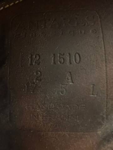 Sella da salto ostacoli Antarès  17.5" - 2012