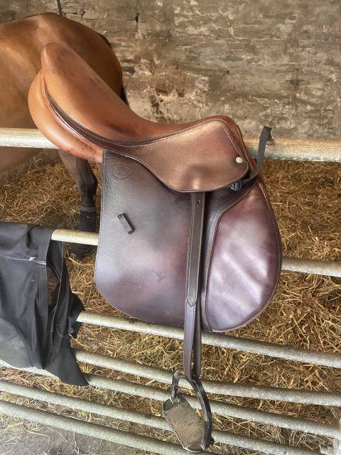 Sella mista Devoucoux  17.5" - 1998