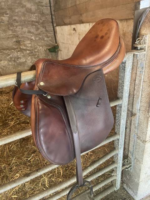 Sella mista Devoucoux  17.5" - 1998