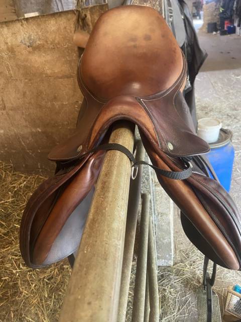 Sella mista Devoucoux  17.5" - 1998