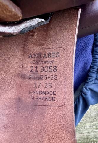 Sella da salto ostacoli Antarès  17" - 2021