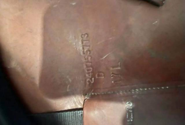 Sella da salto ostacoli Forestier  17" - 2007