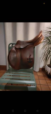 Sella da salto ostacoli Delgrange  17.5" - 2018