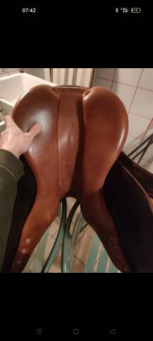 Sella da salto ostacoli Delgrange  17.5" - 2018