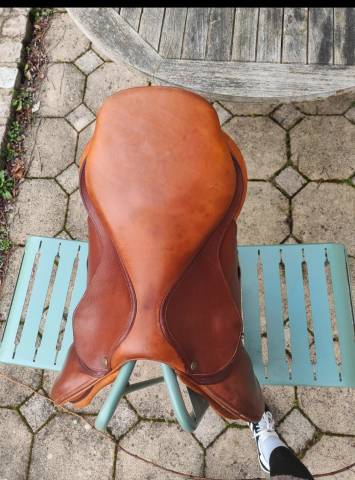 Sella da salto ostacoli Delgrange  17.5" - 2018