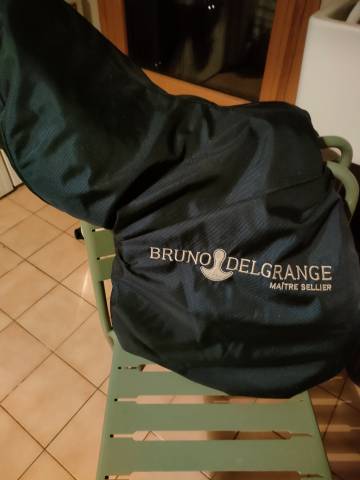 Sella da salto ostacoli Delgrange  17.5" - 2018