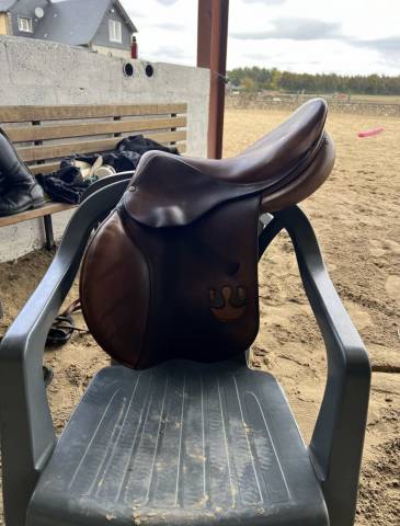 Sella da salto ostacoli   17" - 2013