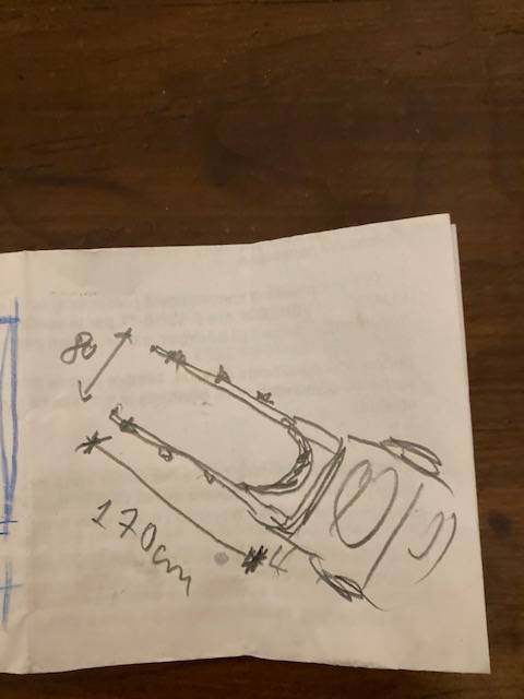 Carrozza / Calesse d&rsquo;epoca a due ruote in legno