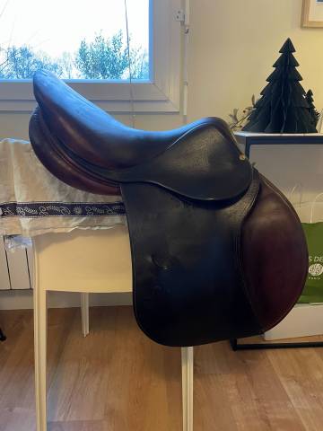 Sella da salto ostacoli Delgrange Arcade 17.5" - 2010