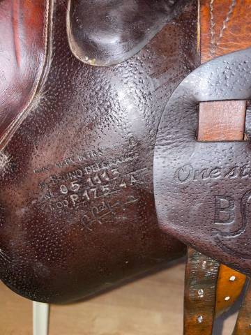 Sella da salto ostacoli Delgrange Arcade 17.5" - 2010