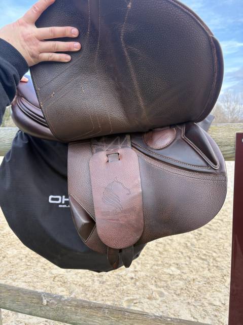 Sella da salto ostacoli  Okles 17.5" - 2019