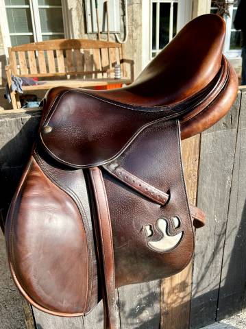 Sella da salto ostacoli Delgrange  17.5" - 2020