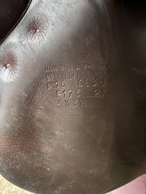 Sella da salto ostacoli Delgrange  17.5" - 2008