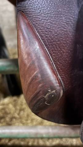 Sella da salto ostacoli Delgrange  17.5" - 2008