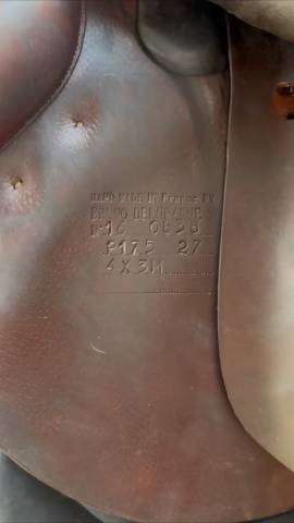 Sella da salto ostacoli Delgrange  17.5" - 2008