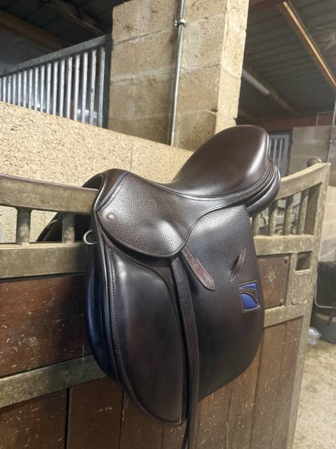 Sella da salto ostacoli Childeric  17.5" - 2018