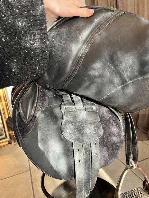 Sella da salto ostacoli Bates  17.5" - 2010