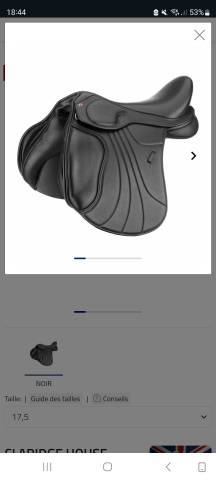 Sella mista  Selle Claridge House Soft Seat  17.5" - 2018