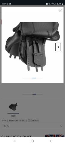 Sella mista  Selle Claridge House Soft Seat  17.5" - 2018