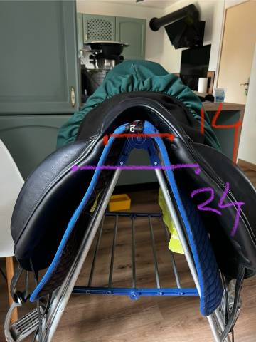 Sella da dressage Forestier  17.5" - 2019