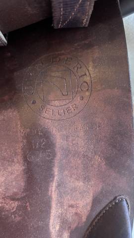 Sella da salto ostacoli Childeric  17" - 2024