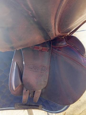 Sella da salto ostacoli CWD  17.5" - 2014