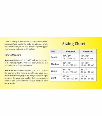 Wonder Care Leather Crossover Bitless Bridle with reins