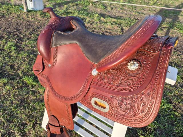 Sella western  selle western FLOWERS by Westcoast mod&egrave;le Dark 16" - 2023