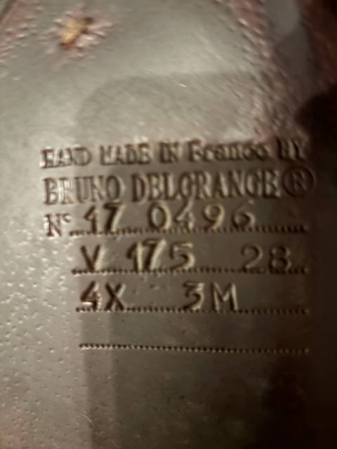 Sella da salto ostacoli Delgrange  17.5" - 2019