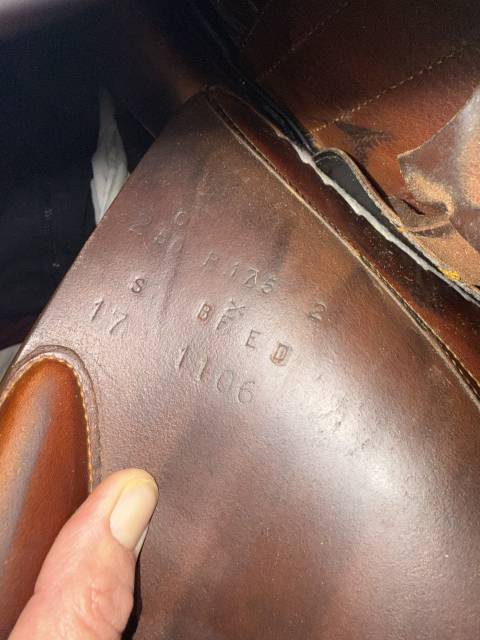 Sella da salto ostacoli Butet  17.5" - 2017