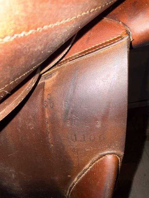 Sella da salto ostacoli Butet  17.5" - 2017