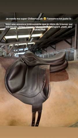 Sella da salto ostacoli Devoucoux  17" - 2017